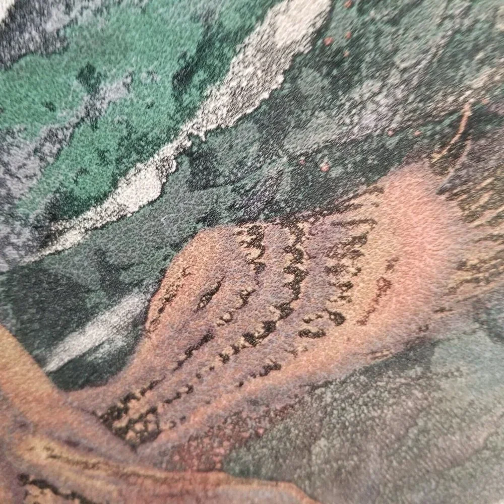 Vintage Dreamcatcher Wall Hanging Decoration Eagle Painting Feathers Mountains - Picture 7 of 9